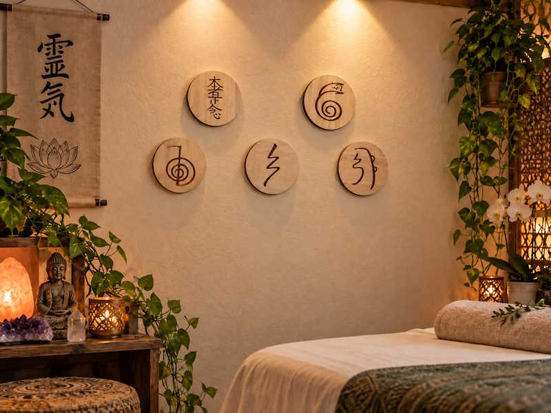 Juego 5 símbolos Reiki